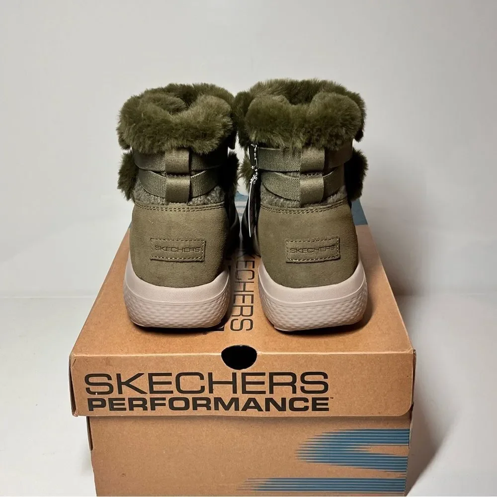 Skechers On-the-GO City Winter Gleam Water Repellent Suede Boots